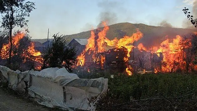 Madde bağımlısı genç kendi evini kundakladı