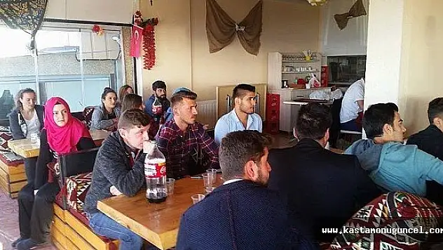 Cide Ülkü Ocağı'ndan, tanışma yemeği