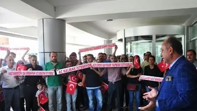 Özel hastane çalışanları, Başkan Babaş'tan yardım istedi