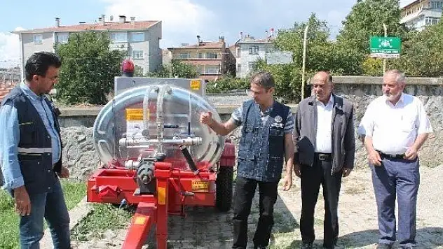 Orman İşletme Müdürlüğü'nden yangın tankeri