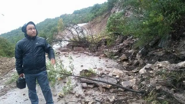 Cide'de yağmur yine etkili oldu