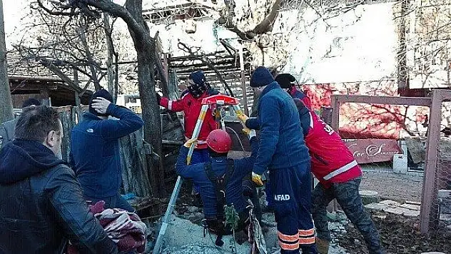 Su kuyusuna düşen yaşlı adam hayatını kaybetti
