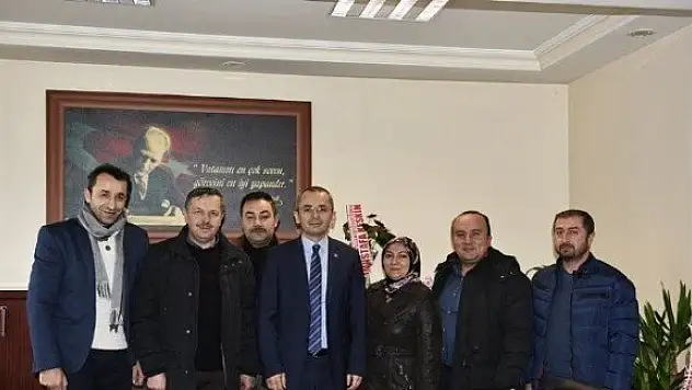 Gazetecilerden Pişkin'e &quotHayırlı Olsun&quot ziyareti