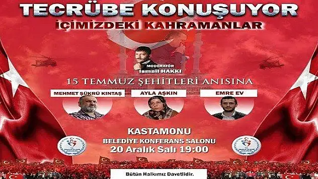 Kahramanlar 15 Temmuz'u anlatacak