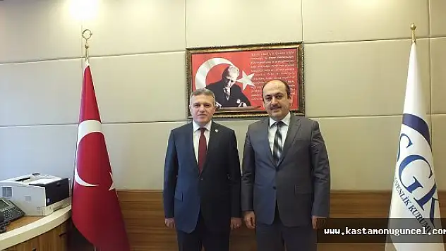 Kastamonu SGK'ya Milletvekilinden Ziyaret