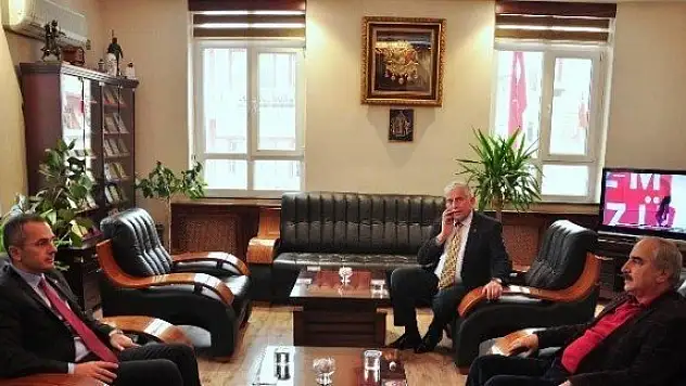 Kaymakamı Pişkin'den Başkan Şahin'e ziyaret