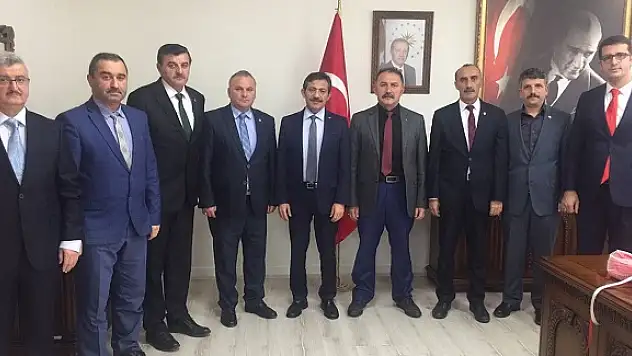 Öz, Vali Yıldırım ve Emniyet Müdürü Karabulak'ı ziyaret etti