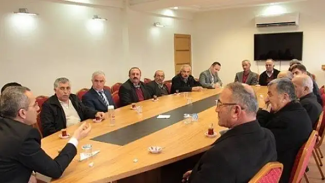 Köy muhtarlarından Kaymakam Pişkin'e ziyaret