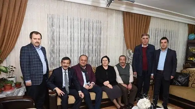 Yıldırım ve Babaş'tan şehit ailelerine ziyaret