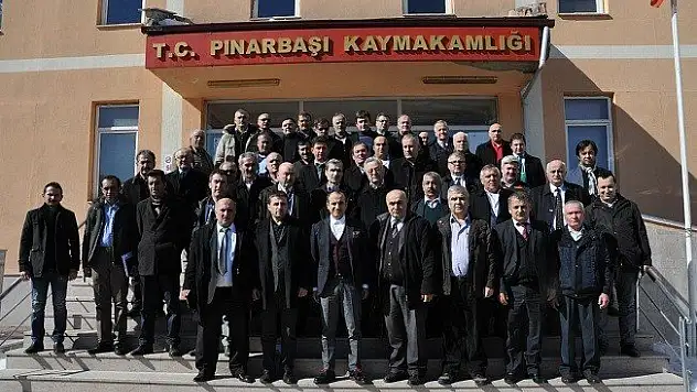 Kaymakam Nebi Çanga, ziyaretçilerini ağırladı