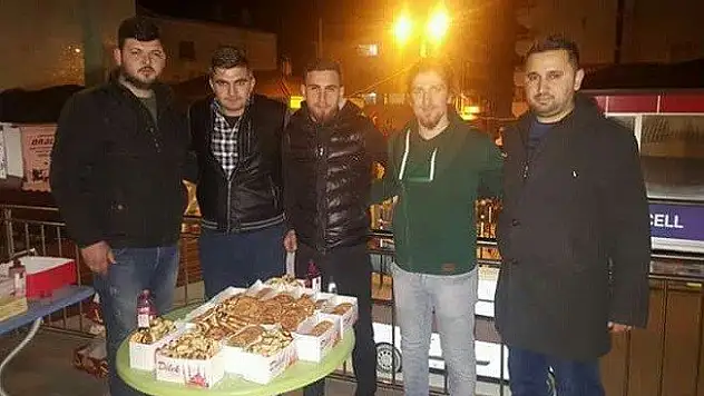 Cide Ak Gençlik, Kandil simidi ikram etti