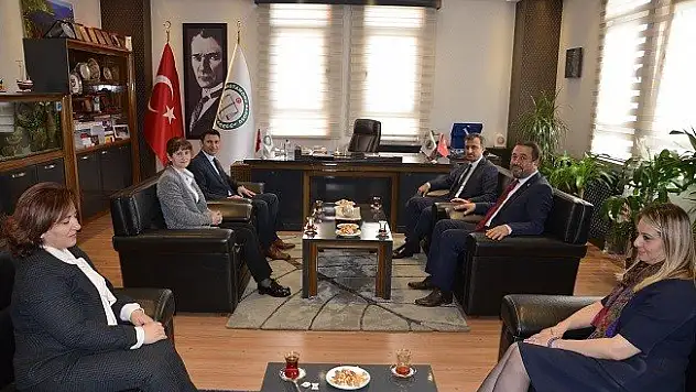 Adalet Komisyonu Başkanlığı'ndan Baro Başkanı'na ziyaret