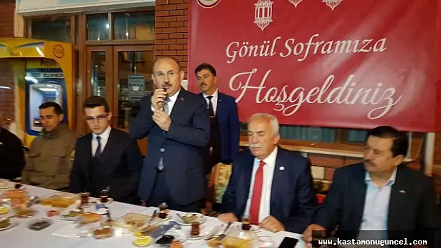 Seydiler'de 2 bin 500 kişilik iftar verildi