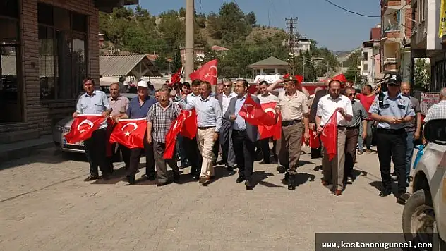 Hanönü'de 15 Temmuz Demokrasi Yürüyüşü yapıldı
