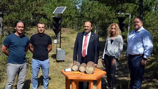 Zararlı kabuk böceğine karşı elektronik tuzak!