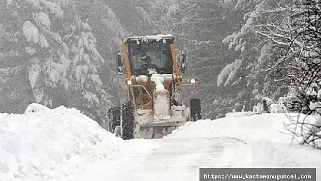 Kastamonu'da 81 köy yolu ulaşıma kapandı