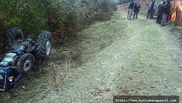 Kastamonu'da traktör devrildi: 1 ölü