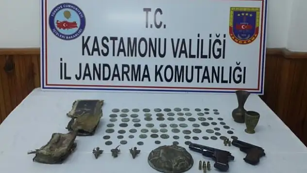 Kastamonu'da tarihi eser operasyonu