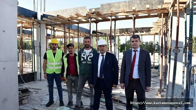 Taşköprü Otobüs Terminal inşaatı tam gaz devam ediyor