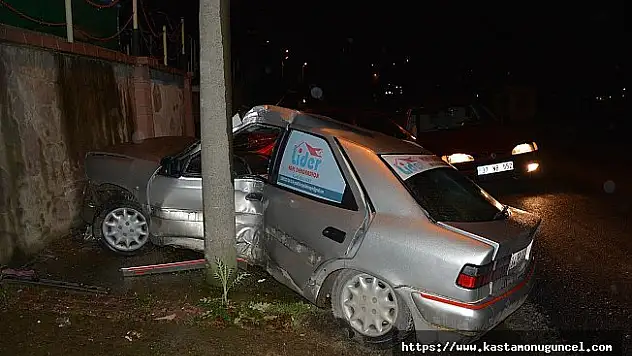 İnebolu'da trafik kazası: 1 yaralı