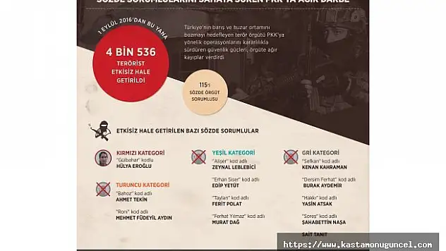 Sözde sorumlularını sahaya süren PKK'ya ağır darbe