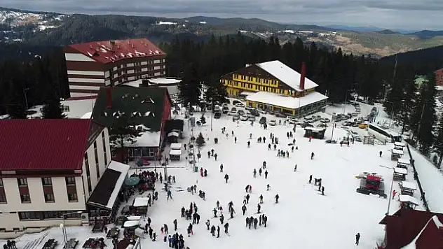 Anadolu'nun 'yüce dağı'nda kayak keyfi