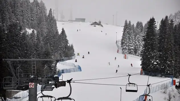 Ilgaz Dağı'nda yeni yıl mutluluğu