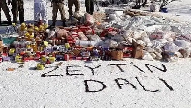 PKK'ya kış darbesi, 600 kilo patlayıcı ele geçirildi 