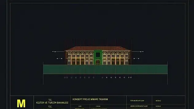 Kültür Merkezi ve Kütüphane'nin konsept projesi hazırlandı
