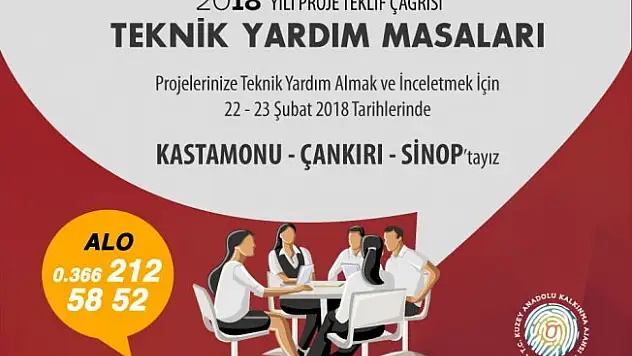 KUZKA Teknik Yardım Masaları kuruyor