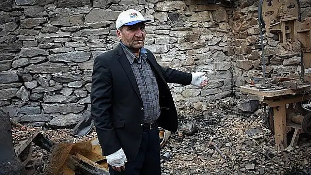 Yangında annesini ve iş yerini alevlere teslim eden vatandaş o geceyi anlattı