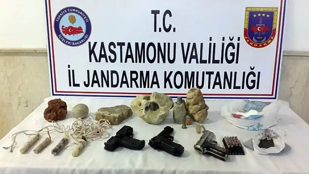 Evinde patlayıcılarla yakalanan tarihi eser kaçakçısı gözaltına alındı
