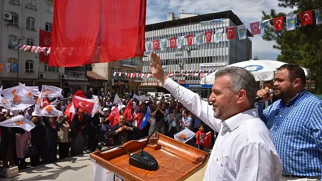 AK Parti Taşköprü mitingine büyük ilgi!