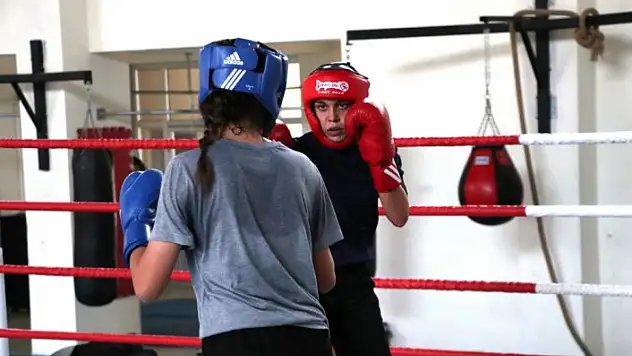 Babasının yarıda bıraktığı boksu kızı sürdürüyor