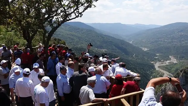 Valla Kanyonu 'seyir terası' açıldı