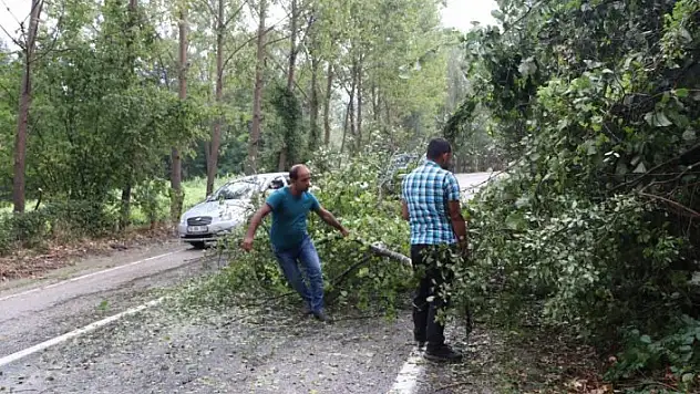 Kastamonu'da sağanak ve kuvvetli rüzgar