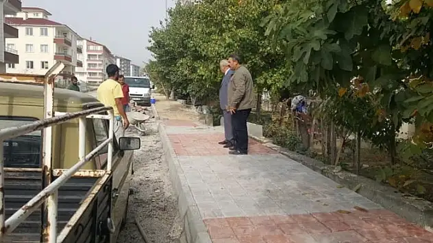 Başkan Şahin çalışmaları denetledi