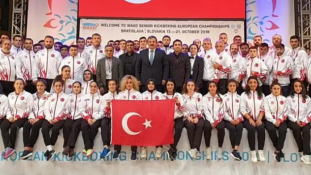 Kick Boks Milli Takımımız Avrupa Şampiyonasına damga vurdu