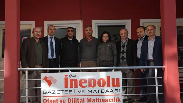 Eğitim Bir-Sen yönetiminden gazete ziyareti