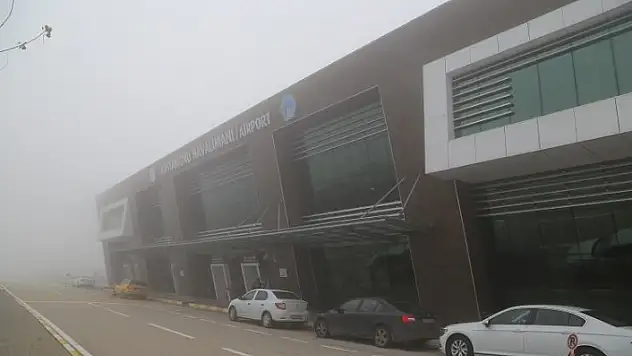 Kastamonu'da hava ulaşımına sis engeli!