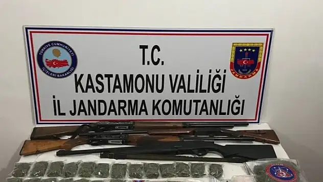 Kastamonu'da jandarmadan uyuşturucu operasyonu: 2 gözaltı