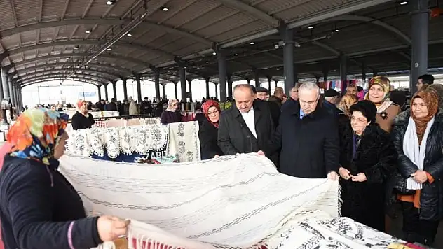 El emeği göz nuru ürünler, sergilenmeye başlandı