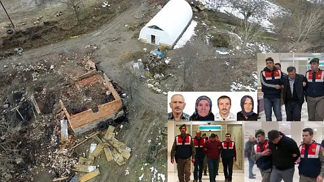 Kastamonu'da '5 kişilik ailenin katli' davası sanıkları hakim karşısında!