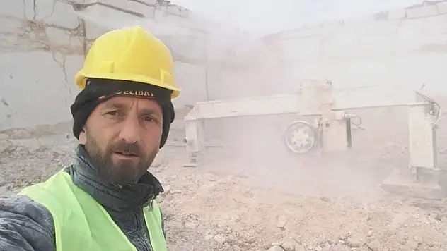 Mermer ocağındaki kazada hayatını kaybeden işçi toprağa verildi