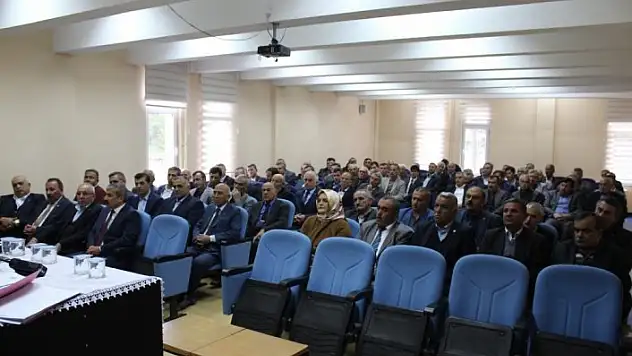 Kaymakam Pişkin değerlendirme toplantısı düzenledi