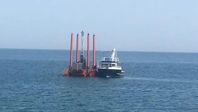 Doğanyurt sahil tahkimatı için sondaj çalışmalarına başlandı