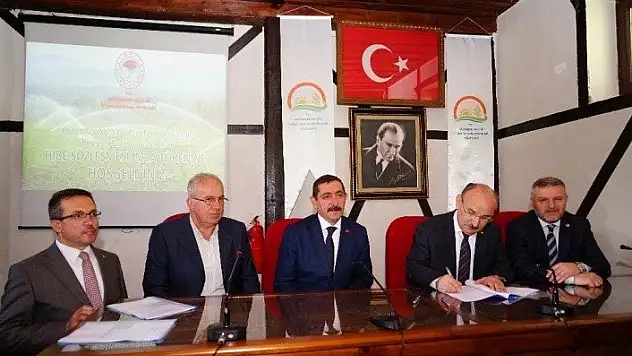 Tarım İl Müdürlüğü'nde 231 proje sahibiyle hibe sözleşme imzalandı