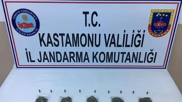 Taşköprü'de esrar maddesi ele geçirildi