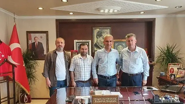 İHA Bölge Müdürü Çorbacı, Başkan Altıkulaç'ı ziyaret etti