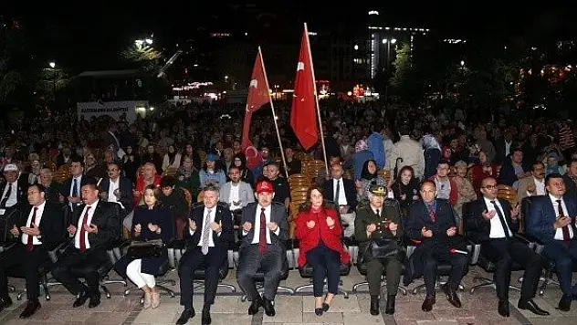 Kastamonu'da 15 Temmuz etkinlikleri sabaha kadar devam etti